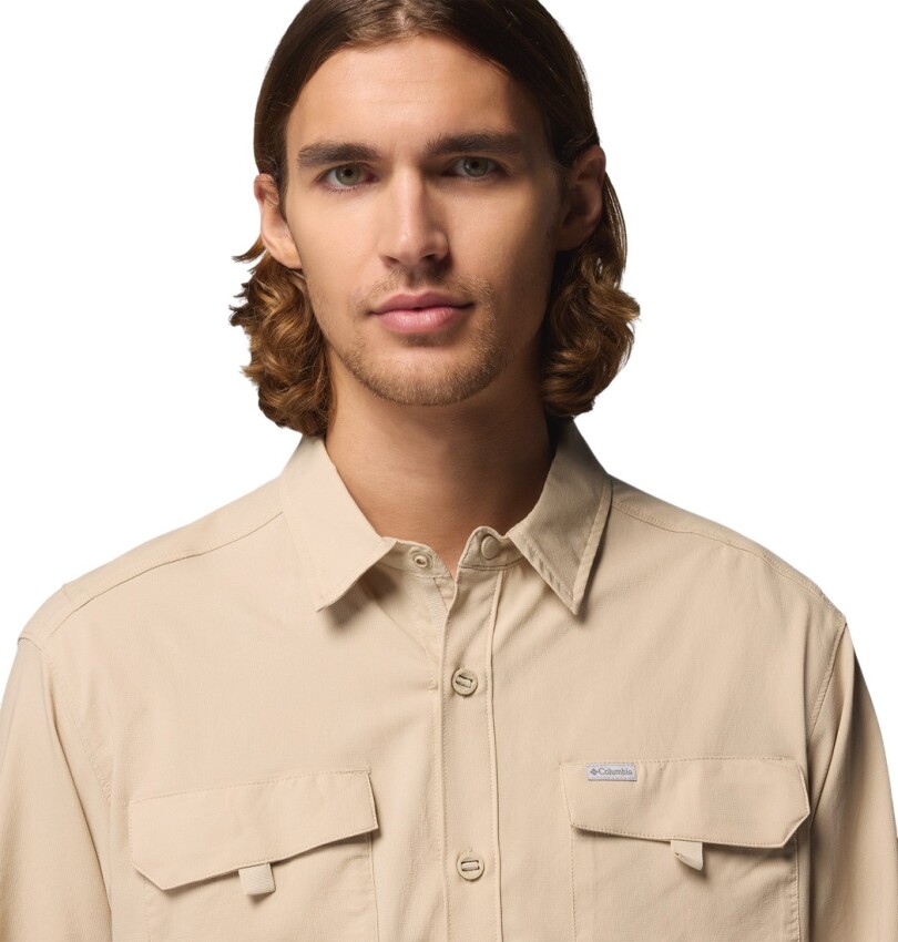 Columbia AM3465 Silver Ridge Utility II LS Bej Erkek Gömlek - 6