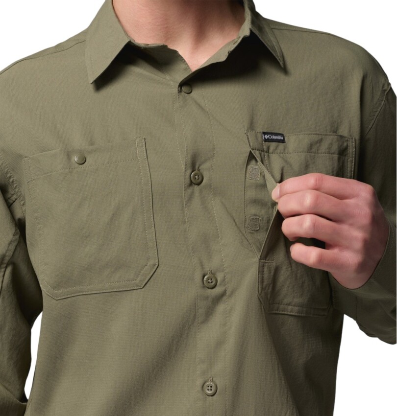 Columbia AM3465 Silver Ridge Utility II LS Yeşil Erkek Gömlek - 6