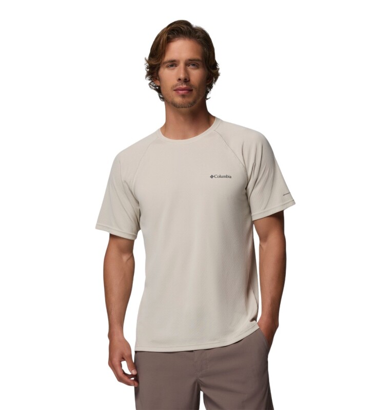 Columbia AO0944 Alpine Chill Pro SS Crew Kahverengi Erkek Tshirt - Columbia
