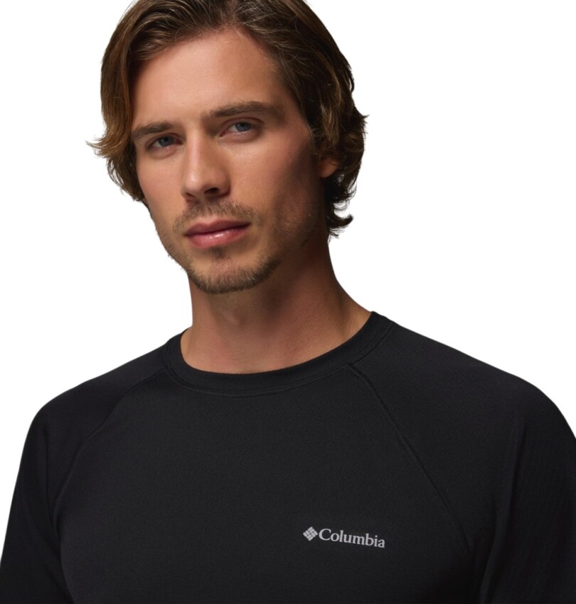 Columbia AO0944 Alpine Chill Pro SS Crew Siyah Erkek Tshirt - 4