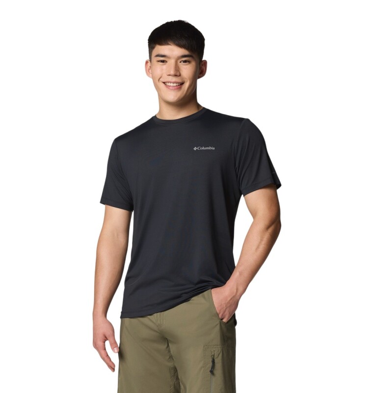 Columbia AO1671 Tech Trail Utility SS Crew Siyah Erkek Tshirt - 2