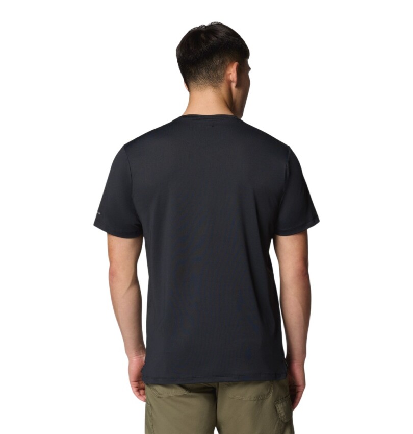 Columbia AO1671 Tech Trail Utility SS Crew Siyah Erkek Tshirt - 3