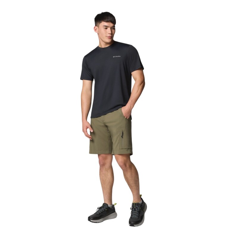 Columbia AO1671 Tech Trail Utility SS Crew Siyah Erkek Tshirt - 5