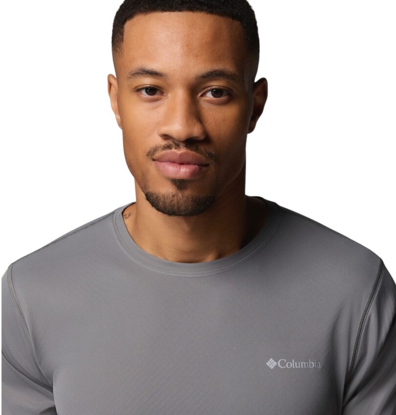 Columbia AO2717 Zero Rules Light SS Crew Antrasit Erkek Tshirt - 4