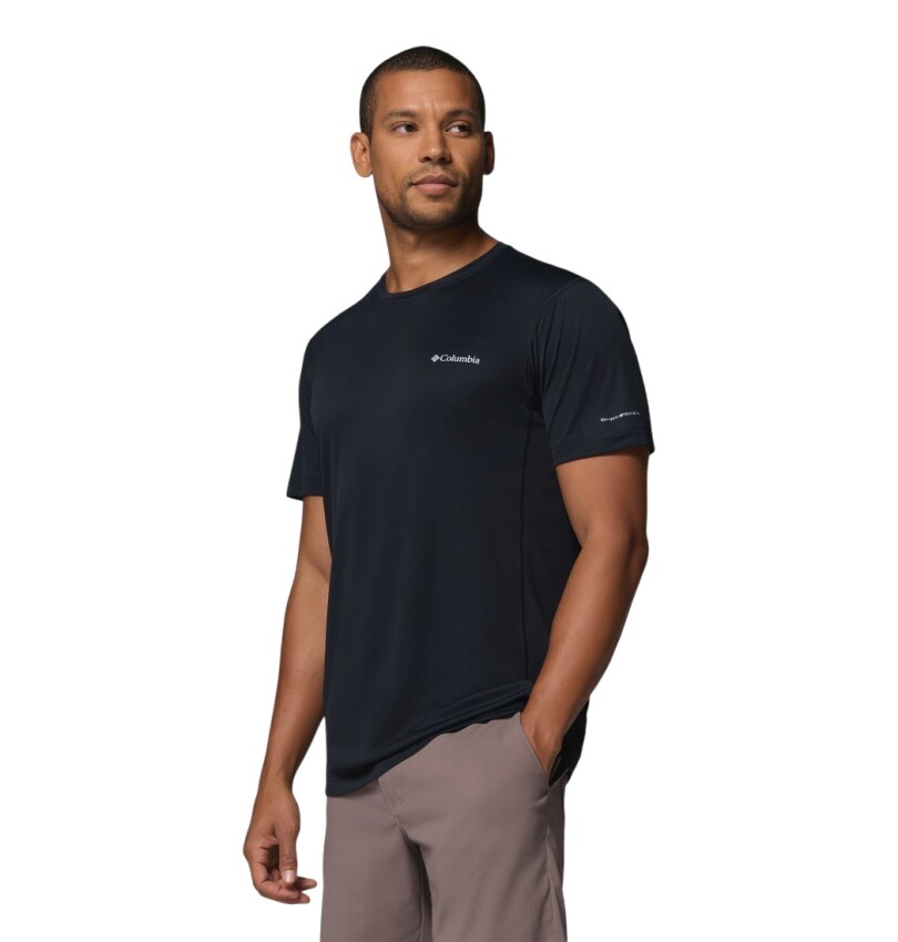 Columbia AO2717 Zero Rules Light SS Crew Siyah Erkek Tshirt - 2
