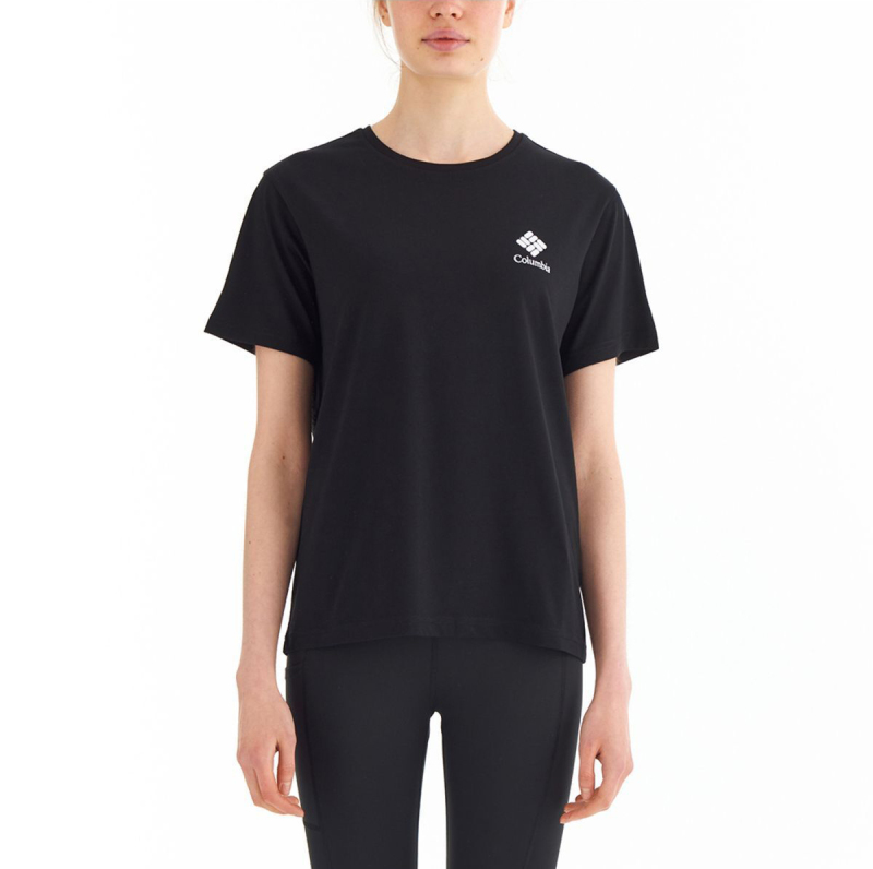 Columbia CS0316 CSC W Stacked Mini Gem Logo Kadın Tshirt 
