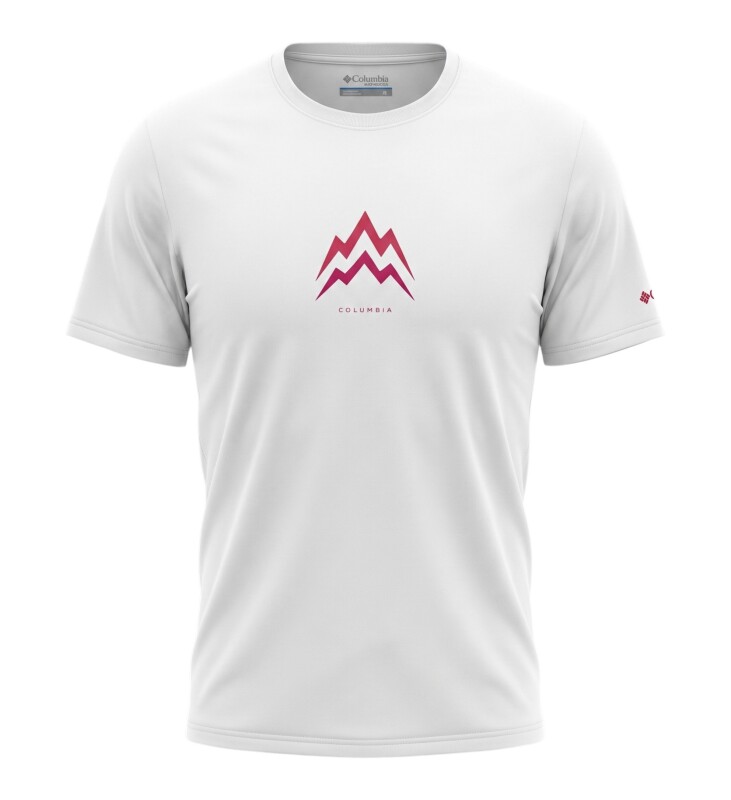 Columbia CS0479 CSC M Pointed Peaks SS Tee Beyaz Erkek Tshirt - Columbia
