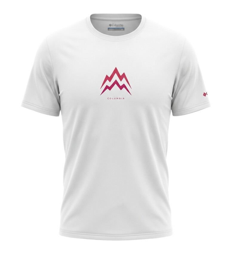 Columbia CS0479 CSC M Pointed Peaks SS Tee Beyaz Erkek Tshirt - 1