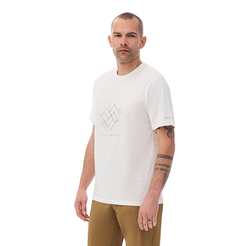Columbia CS0480 CSC M Splatter Gem SS Tee Beyaz Erkek Tshirt - 2