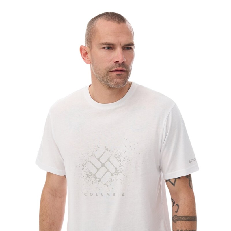 Columbia CS0480 CSC M Splatter Gem SS Tee Beyaz Erkek Tshirt - 4
