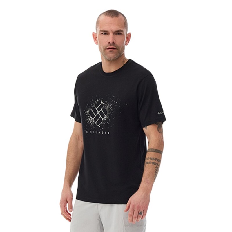 Columbia CS0480 CSC M Splatter Gem SS Tee Siyah Erkek Tshirt - Columbia (1)
