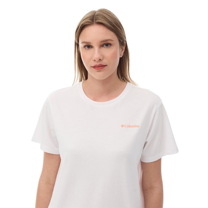 Columbia CS0513 CSC W PFG Inagua Script SS Beyaz Kadın Tshirt - 4