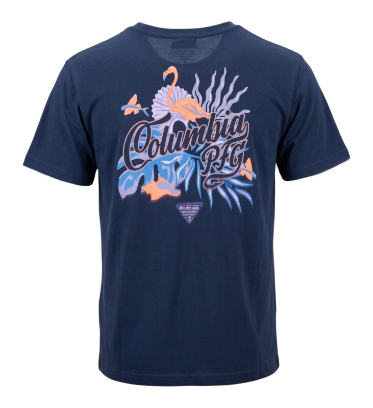 Columbia CS0513 CSC W PFG Inagua Script SS Tee Lacivert Kadın Tshirt - Columbia (1)