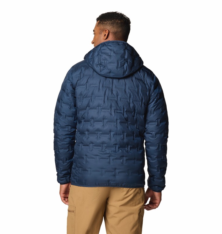 Columbia Delta Ridge II Down Hooded Lacivert Erkek Mont - 2