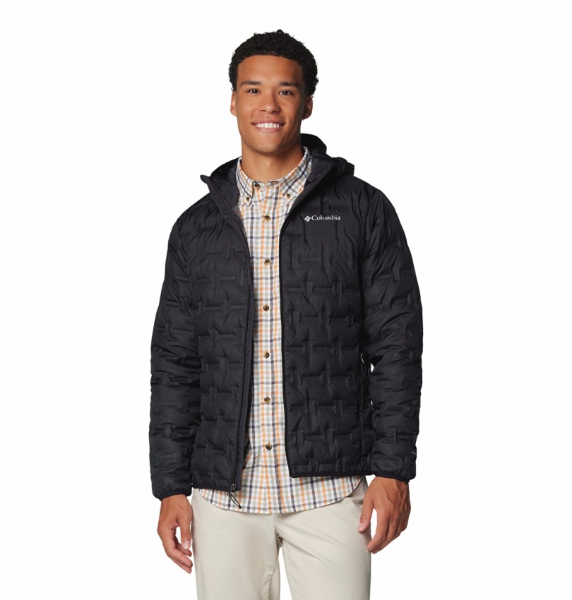 Columbia Delta Ridge II Down Hooded Siyah Erkek Mont - 1