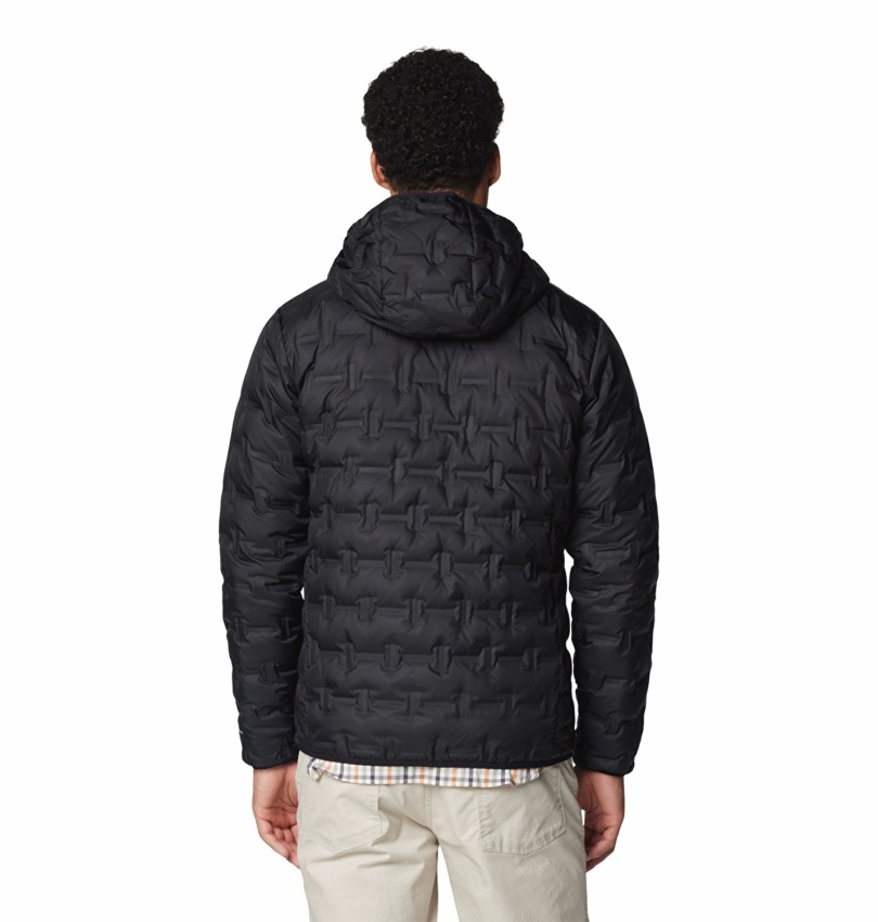 Columbia Delta Ridge II Down Hooded Siyah Erkek Mont - 2