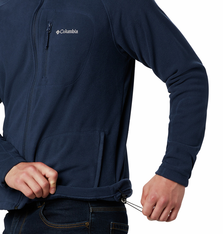 Columbia Fast Trek II Full Zip Fleece Lacivert Erkek Polar - 4