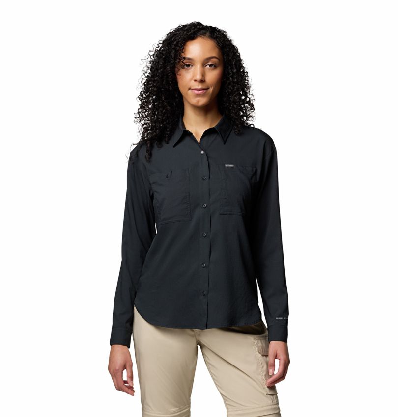 Columbia Silver Ridge Utility Ls Shirt Siyah Kadın Gömlek - 1