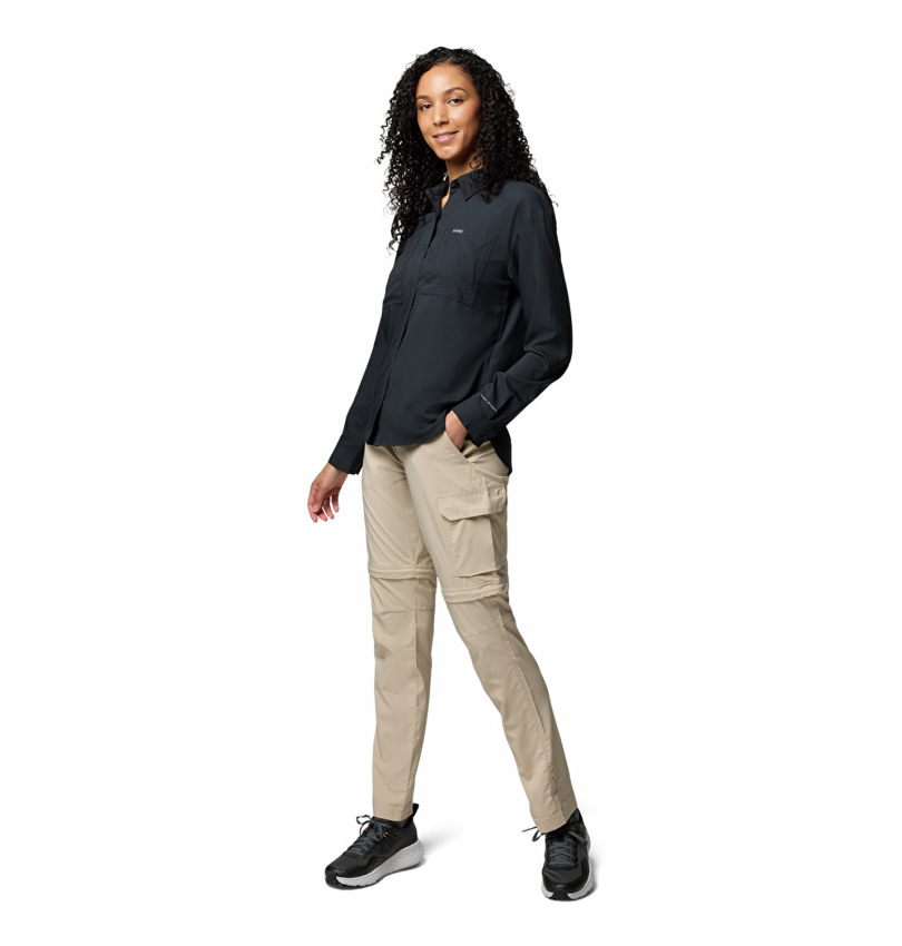 Columbia Silver Ridge Utility Ls Shirt Siyah Kadın Gömlek - 3