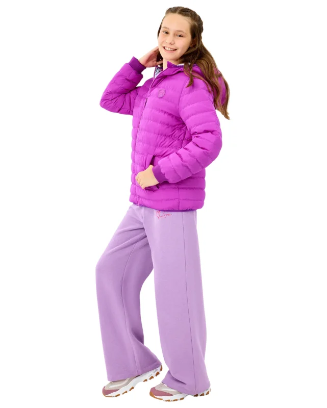 Skechers Double Sided Puffer Mor Çocuk Mont - 3