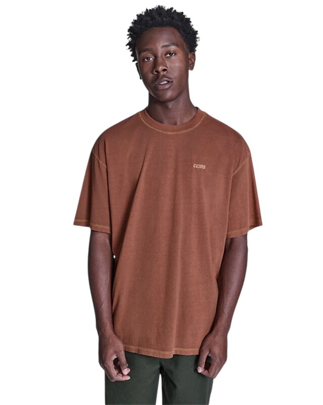 Converse Cons SS Tee Kahverengi Erkek Tshirt - Converse