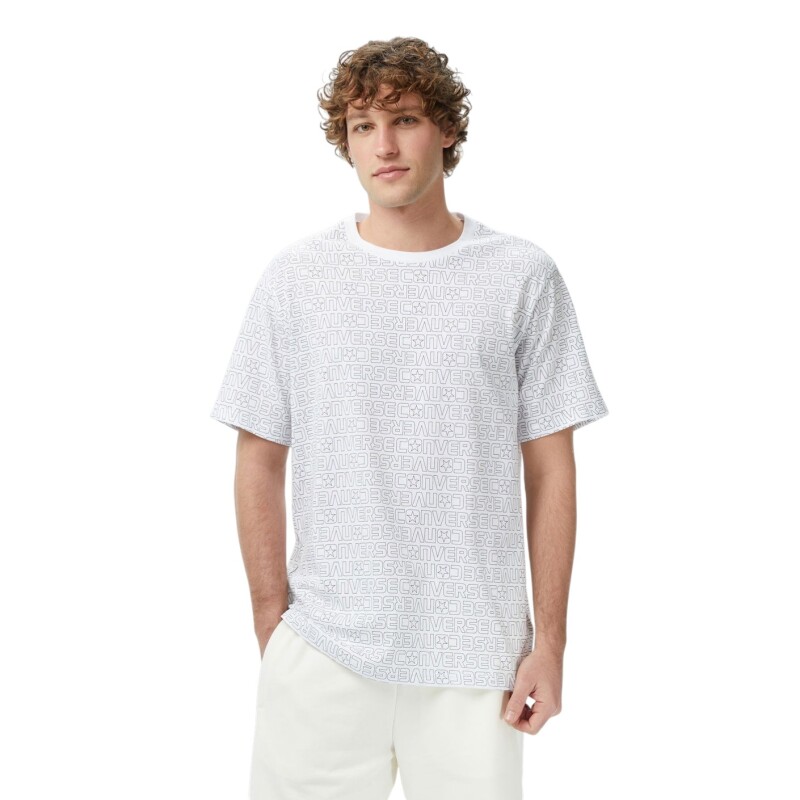 Converse 3D Logo Beyaz Erkek Tshirt - Converse