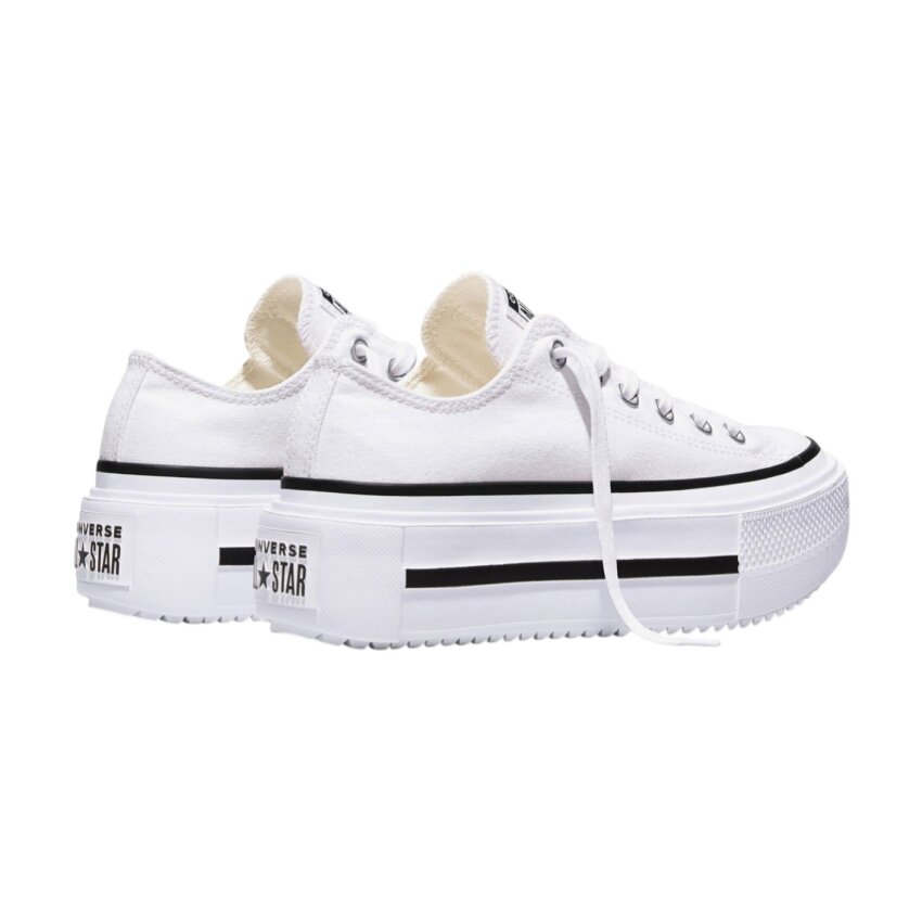 Converse Chuck Taylor All Star Lift Double Stack Platform Canvas Beyaz Kadın Sneaker Ayakkabı - 4