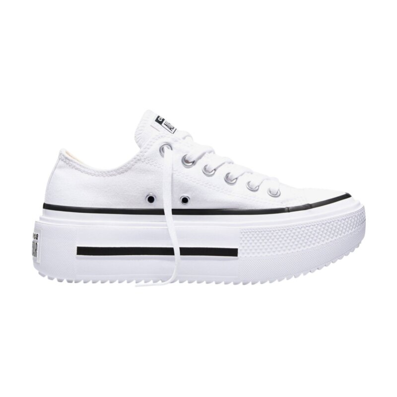 Converse Chuck Taylor All Star Lift Double Stack Platform Canvas Beyaz Kadın Sneaker Ayakkabı - Converse