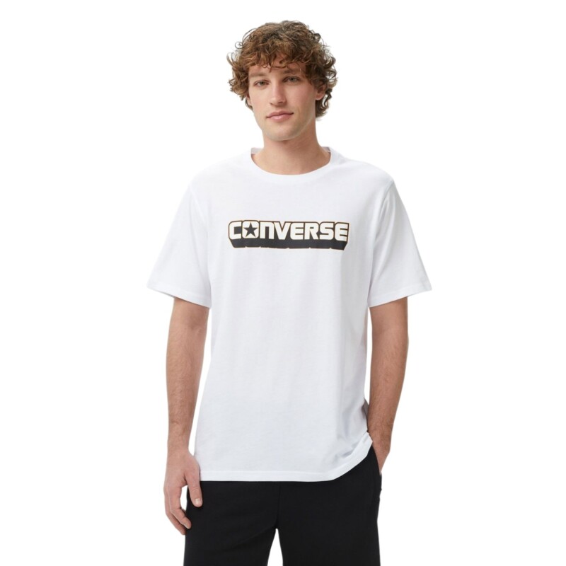 Converse Dimension Logo Beyaz Erkek Tshirt - Converse
