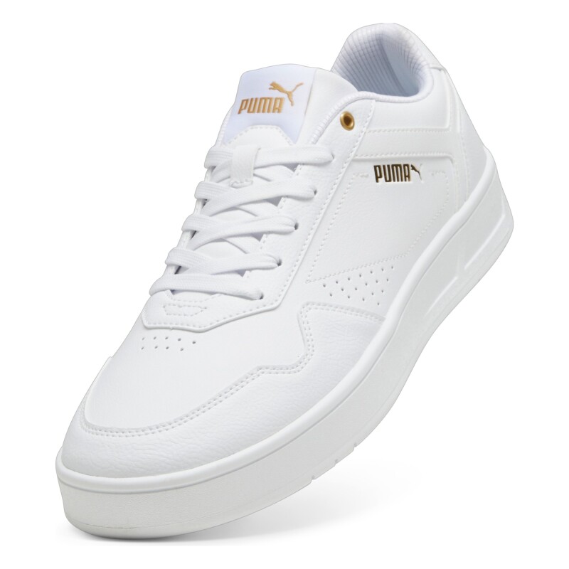 Puma Court Classic Beyaz Erkek Günlük Ayakkabı - 5