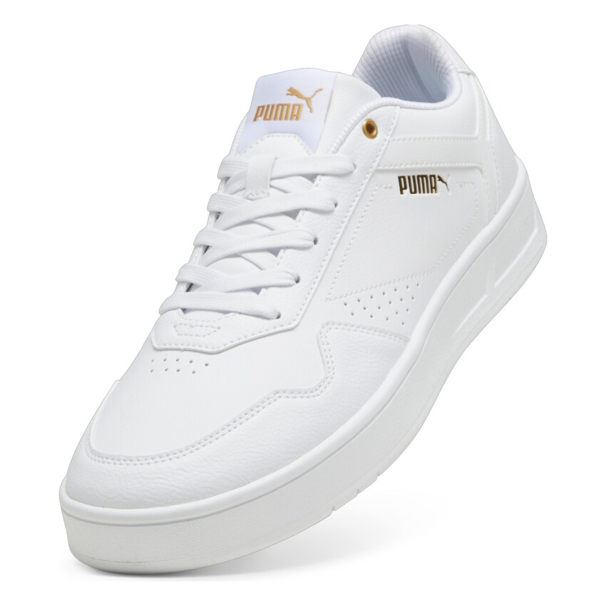 Puma Court Classic Beyaz Erkek Günlük Ayakkabı - 5