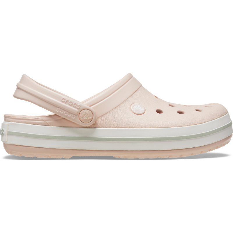 Crocs Crocband Pembe-Beyaz-Yeşil Kadın Terlik - Crocs
