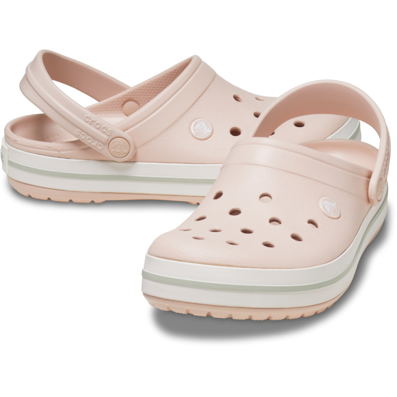 Crocs Crocband Pembe-Beyaz-Yeşil Kadın Terlik - Crocs (1)