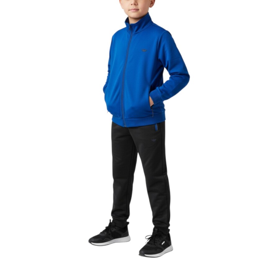 Crosstime 1057G Mavi Çocuk Eşofman Takımı - 3