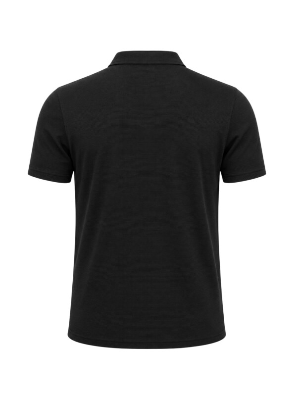 Crosstime Battal Waffle Siyah Erkek Polo Tshirt - Crosstime (1)