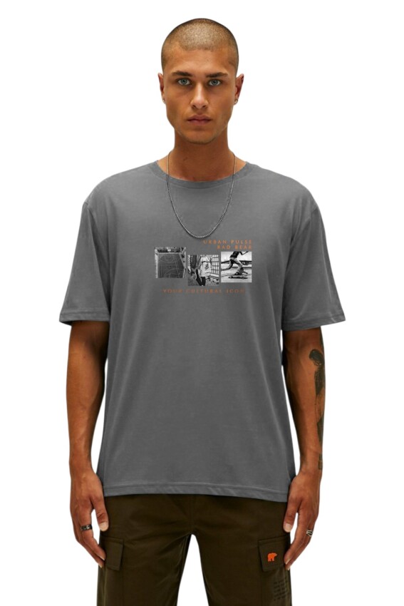 Bad Bear Culture Icon Antrasit Erkek Tshirt - 1