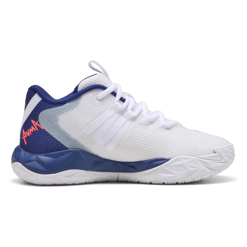Puma Dagger 2 Jr Beyaz Çocuk Basketbol Ayakkabısı - Puma