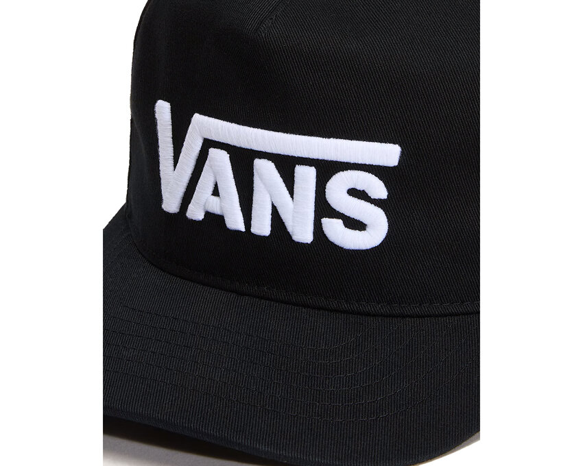 Vans Drop V Logo Snapback Siyah Unisex Şapka - 3