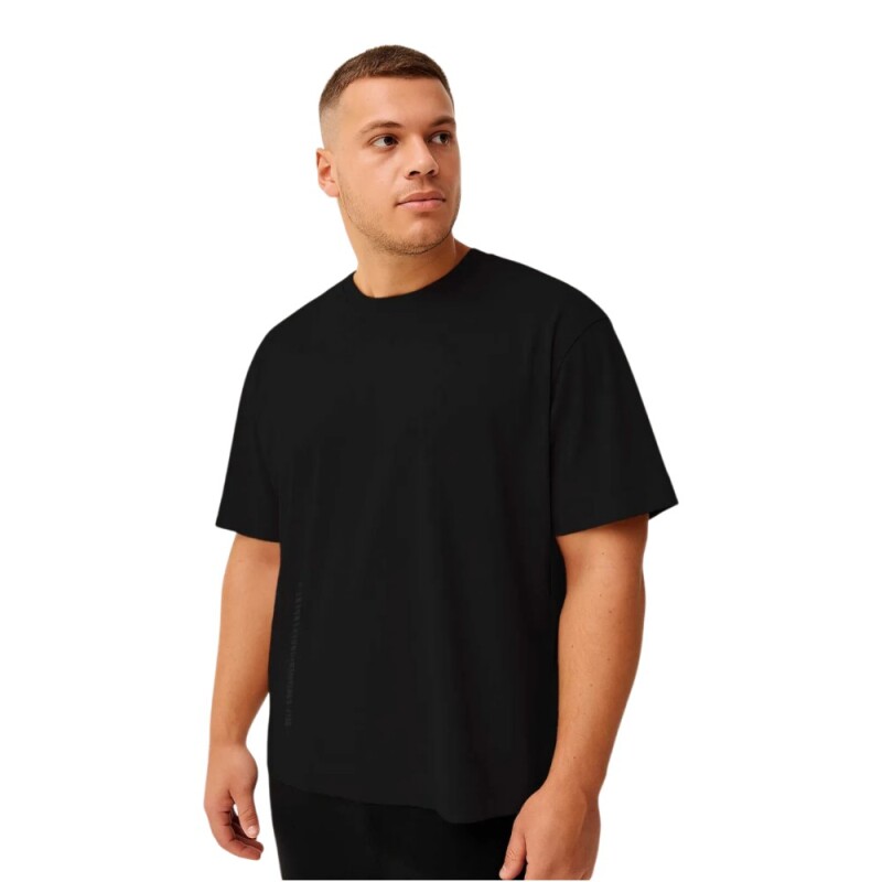Tommy Life Battal O Yaka Siyah Erkek Tshirt - Tommy Life