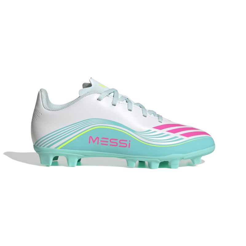 Adidas F50 Messi Club Fg/Mg Beyaz Çocuk Krampon - Adidas