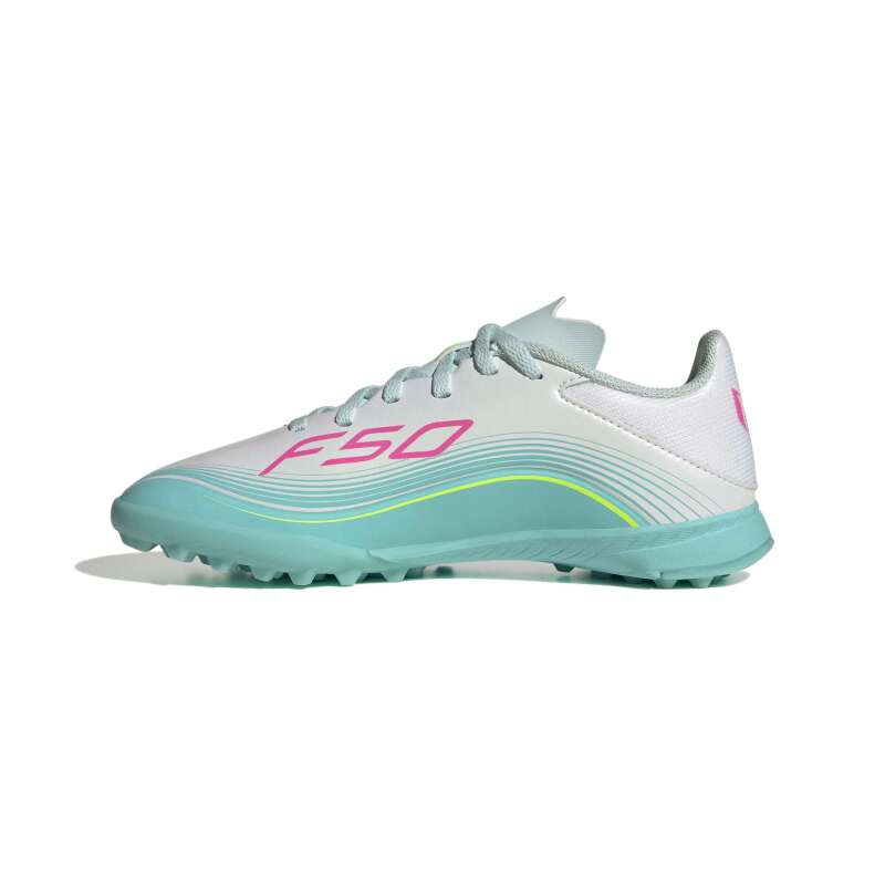 Adidas F50 Messi League Beyaz Çocuk Halı Saha Ayakkabısı - Adidas (1)