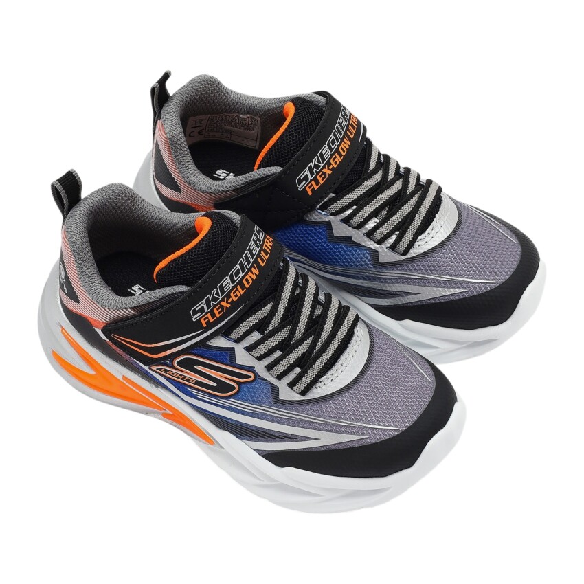 Skechers Flexglow Ultra Siyah Çocuk Günlük Ayakkabı - 4