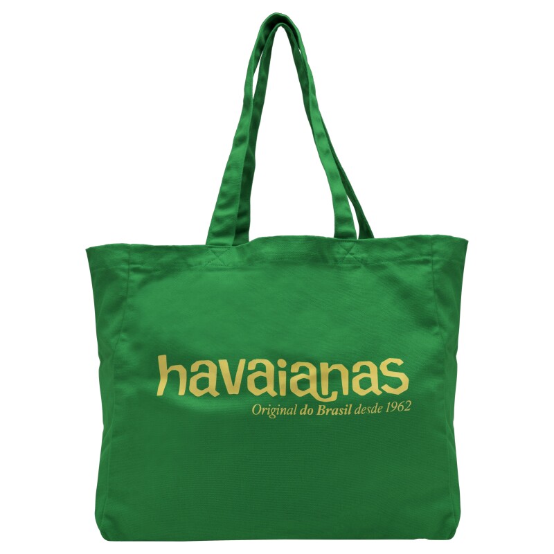 Havaianas Beach Bag XL Logo Yeşil Kadın Omuz Çantası - Havaianas