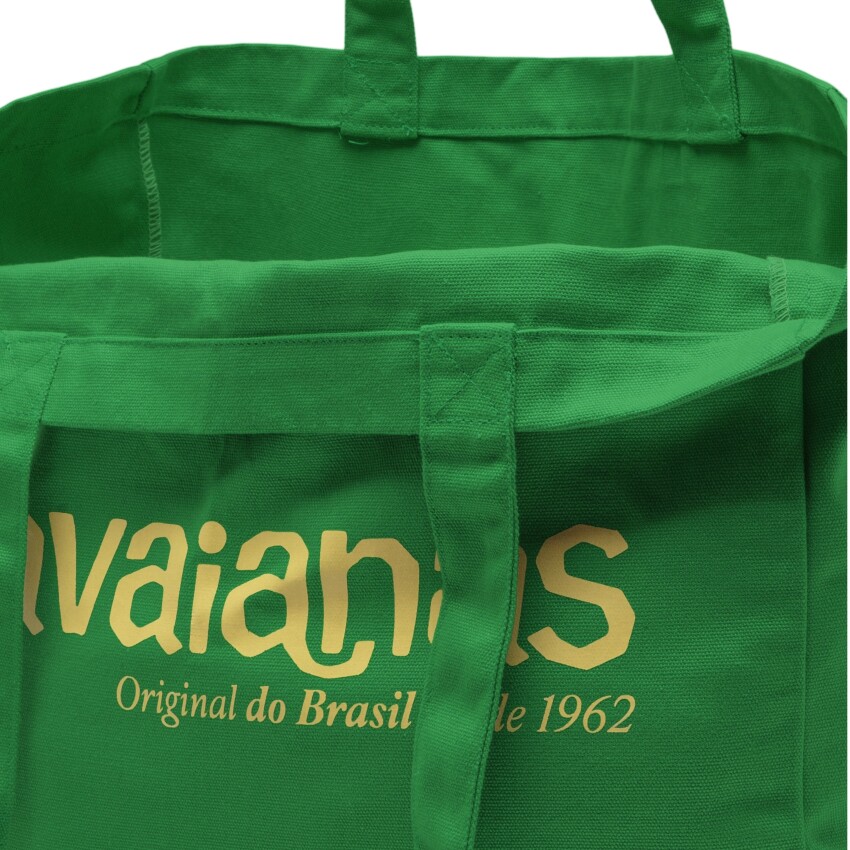 Havaianas Beach Bag XL Logo Yeşil Kadın Omuz Çantası - 3