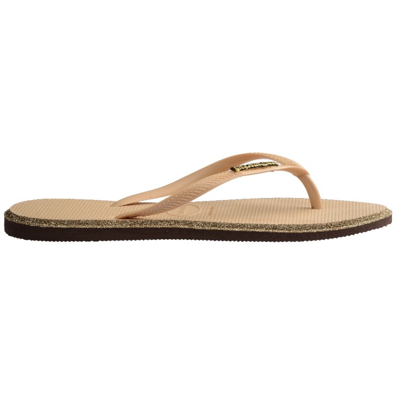 Havaianas Slim Point Glitter Sarı Kadın Terlik - Havaianas