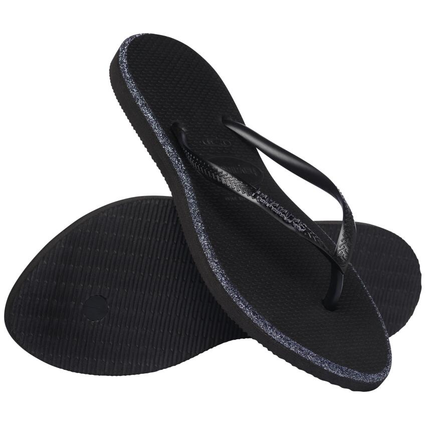 Havaianas Slim Point Glitter Siyah Kadın Terlik - 6