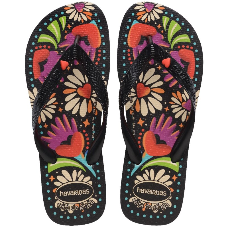 Havaianas Top Ginga Begonia Siyah Kadın Terlik - 4