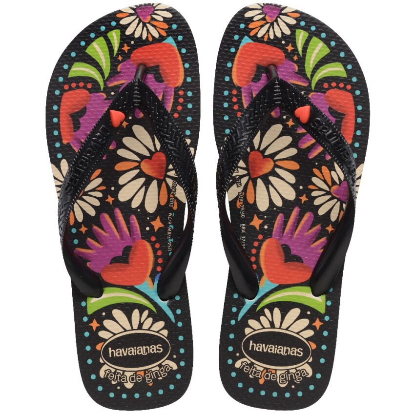 Havaianas Top Ginga Begonia Siyah Kadın Terlik - 4