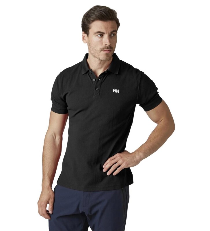 Helly Hansen Driftline Siyah Erkek Polo Tshirt - Helly Hansen