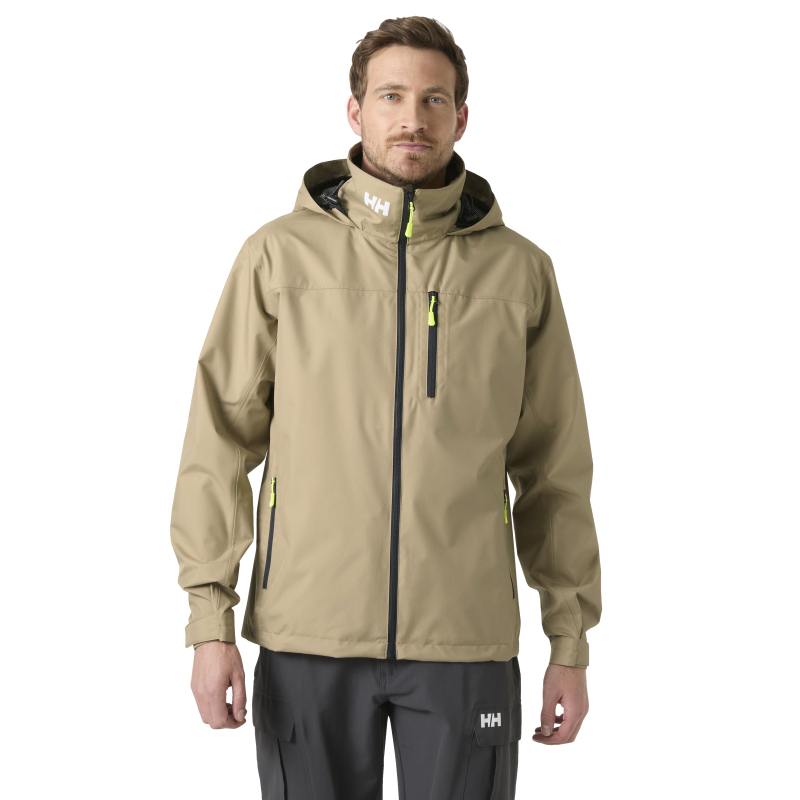 Helly Hansen Crew Hooded 2.0 Bej Erkek Mont - Helly Hansen